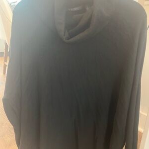Cyrus Elegant Black Cowl Neck Top